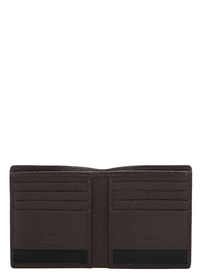Da Milano RFID Protected Leather Wallet for Men with Card Slot - Brown - Image 3